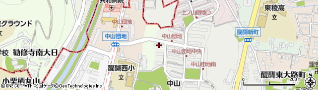 京都府京都市伏見区醍醐平松町1周辺の地図