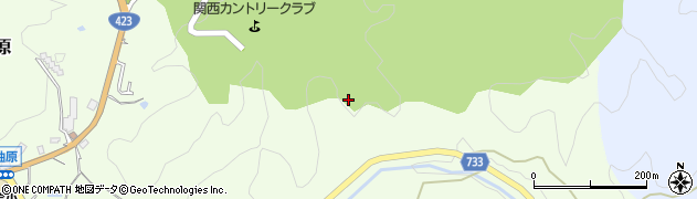 京都府亀岡市西別院町柚原（違谷）周辺の地図