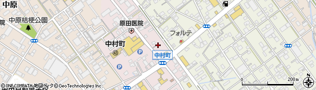 中村町公民館周辺の地図