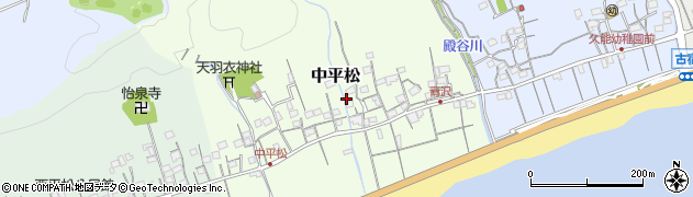 静岡県静岡市駿河区中平松周辺の地図