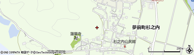 兵庫県姫路市夢前町杉之内周辺の地図