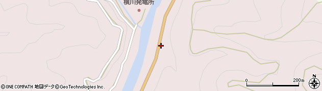 愛知県新城市横川（坊貝津）周辺の地図