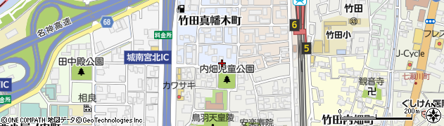 京都府京都市伏見区竹田真幡木町170周辺の地図