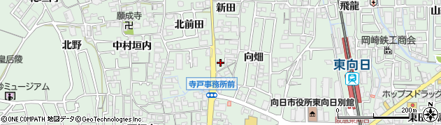 京都府向日市寺戸町新田4周辺の地図