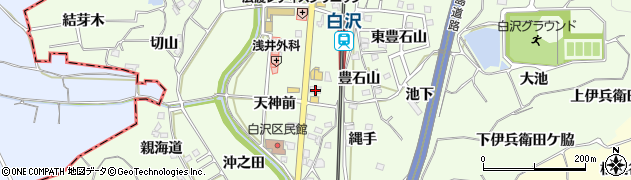愛知県知多郡阿久比町白沢天神前14周辺の地図