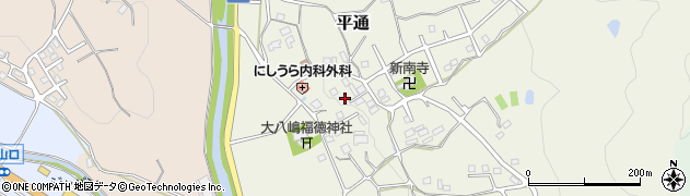 大阪府豊能郡能勢町平通周辺の地図