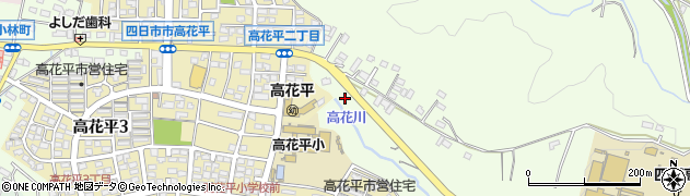 三重県四日市市八王子町1687周辺の地図