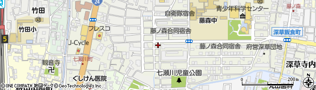 京都府京都市伏見区深草池ノ内町3周辺の地図