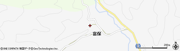 愛知県新城市富保（小谷下）周辺の地図