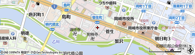 岡崎信用金庫本部事務統括部ＡＴＭ監視センター周辺の地図