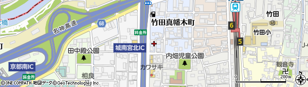 京都府京都市伏見区竹田真幡木町74周辺の地図