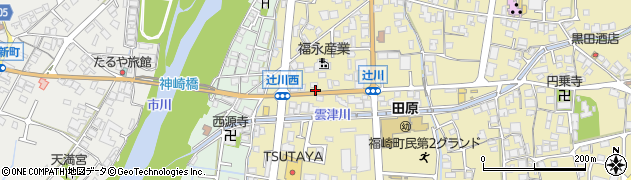 辻川南周辺の地図