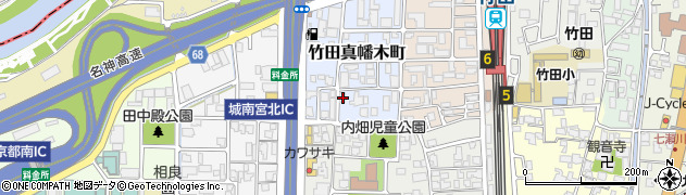 京都府京都市伏見区竹田真幡木町153周辺の地図