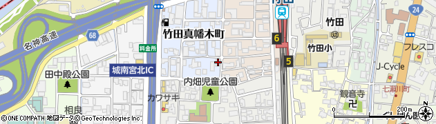 京都府京都市伏見区竹田真幡木町162周辺の地図