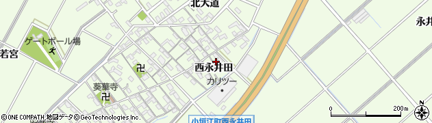 愛知県刈谷市小垣江町西永井田107周辺の地図