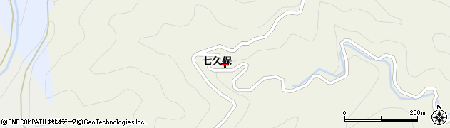 愛知県新城市出沢（七久保）周辺の地図