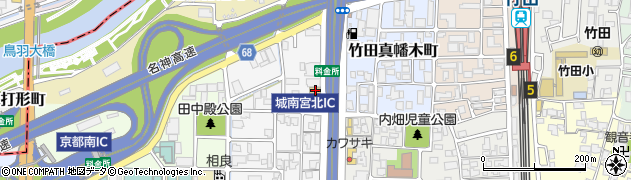 セブンイレブン京都竹田西内畑町店周辺の地図
