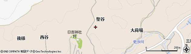 愛知県岡崎市高隆寺町（聖谷）周辺の地図