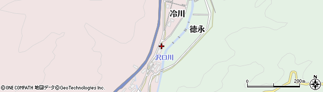 静岡県伊豆市冷川1090周辺の地図