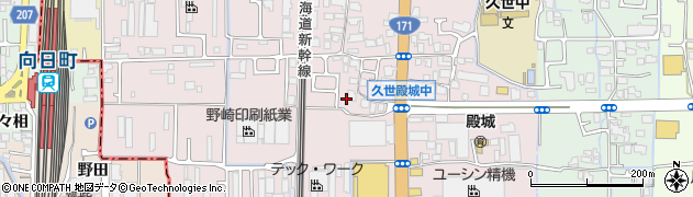 京都府京都市南区久世殿城町周辺の地図