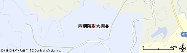 京都府亀岡市西別院町大槻並周辺の地図