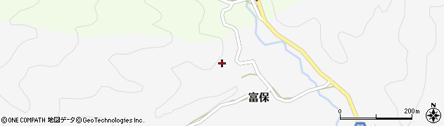 愛知県新城市富保（京兼）周辺の地図