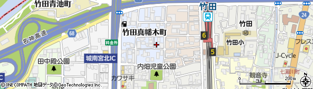 京都府京都市伏見区竹田真幡木町141周辺の地図