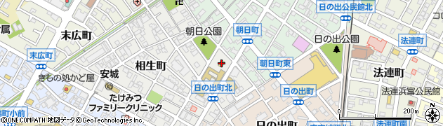 デイリーヤマザキ安城相生町店周辺の地図