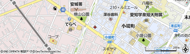 キタムラカメラ安城・小堤店周辺の地図