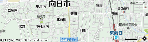 京都府向日市寺戸町新田11周辺の地図