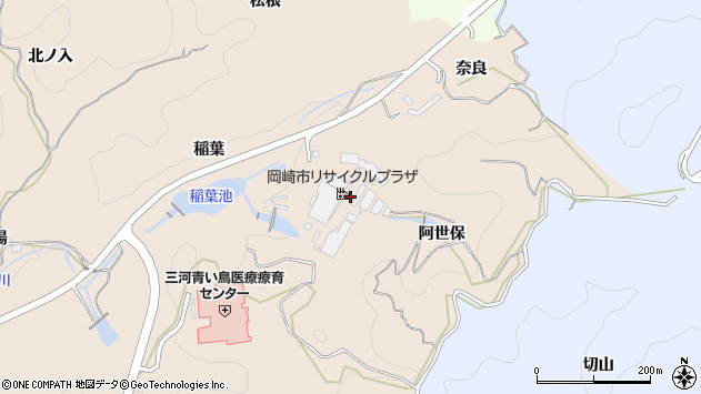 〒444-0002 愛知県岡崎市高隆寺町の地図