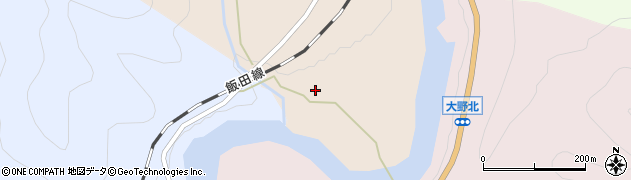 愛知県新城市豊岡（野地）周辺の地図