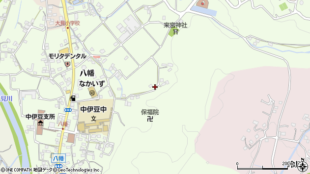 〒410-2505 静岡県伊豆市八幡の地図