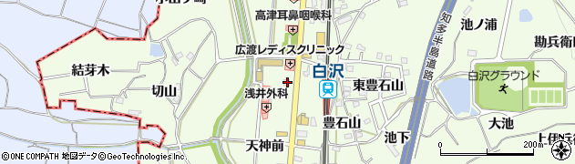愛知県知多郡阿久比町白沢天神前30周辺の地図