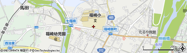 福崎新町周辺の地図