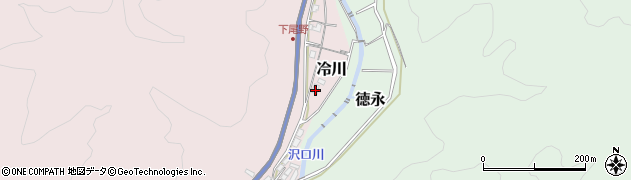 静岡県伊豆市冷川1104周辺の地図