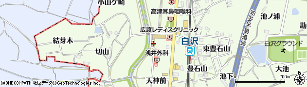 愛知県知多郡阿久比町白沢天神前29周辺の地図