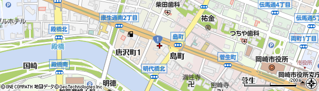ＧＬＡ三河ターミナル周辺の地図