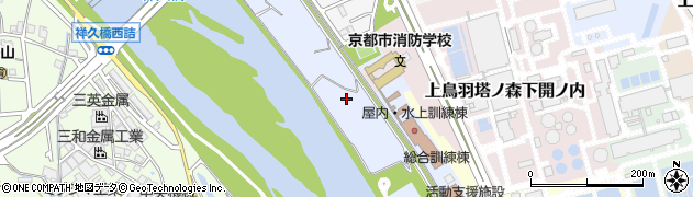 京都府京都市南区吉祥院嶋西浦周辺の地図