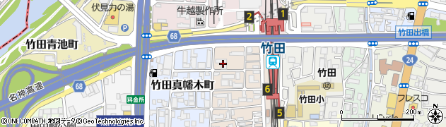 綜合警備保障株式会社　京都支社伏見営業所周辺の地図