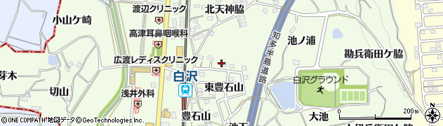 愛知県知多郡阿久比町白沢東豊石山30周辺の地図