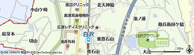 愛知県知多郡阿久比町白沢東豊石山28周辺の地図
