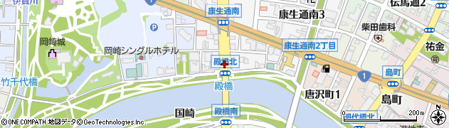 殿橋周辺の地図