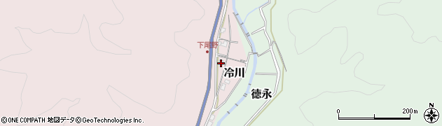静岡県伊豆市冷川2014周辺の地図