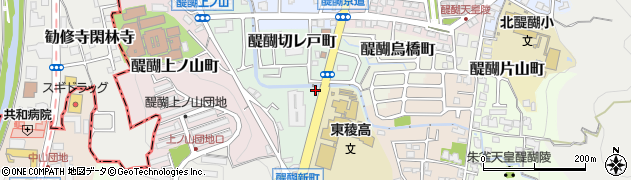 北醍醐集会所周辺の地図