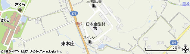 日本金型材株式会社　生産管理部周辺の地図