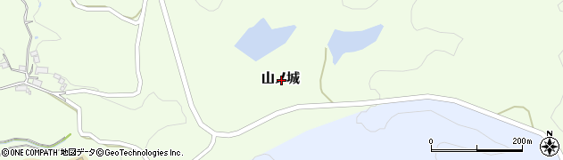 岡山県久米郡久米南町山ノ城周辺の地図