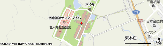 三田楽寿荘周辺の地図