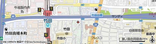 洛和小規模多機能サービス伏見竹田周辺の地図