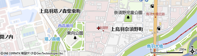 京都府京都市南区上鳥羽西浦町周辺の地図
